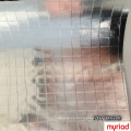 Película metalizada del poliester / mylar reflexivo, material reflexivo y de plata de la cubierta Material laminado de aluminio de la hoja
